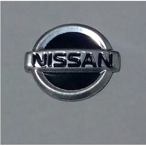 Kit Com 2 Emblemas Chave Canivete Nissan Tiida Frontier