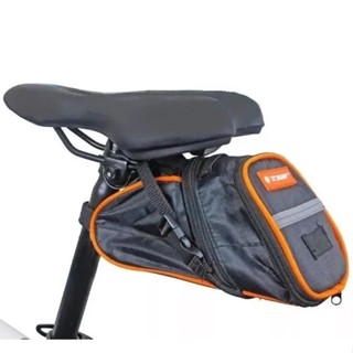 Bolsa De Selim Bicicleta 3,5 Litros Nylon Modelo 03 com Faixa Refletidora Resistente à Água Tsw em Oferta na Shopee
