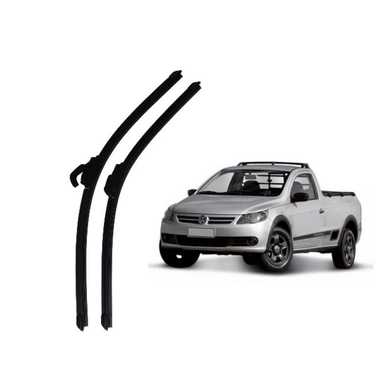 Par Palheta Limpador Parabrisa Vw Saveiro G5 2010 a 2012