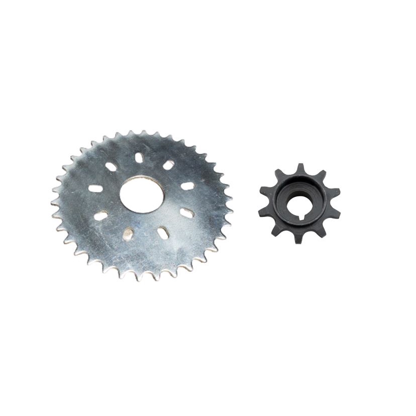 Kit Coroa 36 dentes e Pinhão para Bicicleta Motorizada