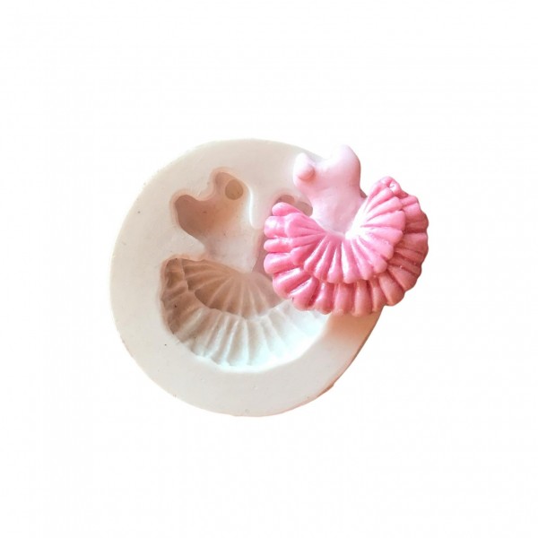 Molde De Silicone Vestido Bailarina Mila Molde Para Confeitaria Molde Para Biscuit 1046