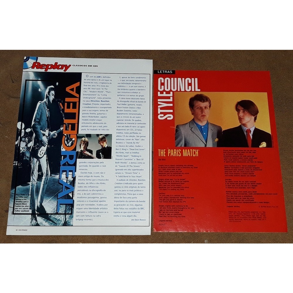 Paul Weller The Jam E Style Council_ Muitos Recortes