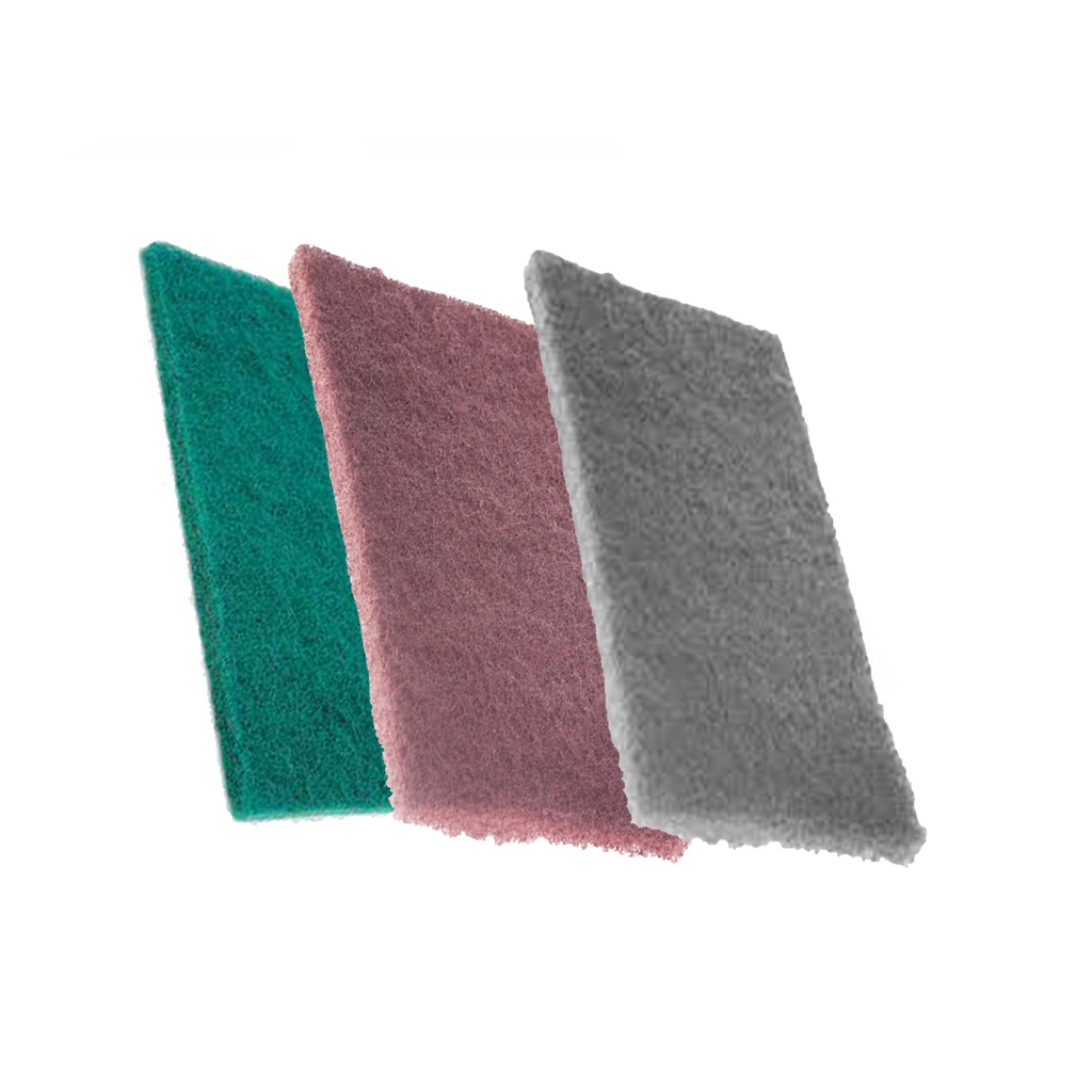 Folha de Manta Abrasiva 225x102mm Vermelha Cinza Verde Kit 5 Peças