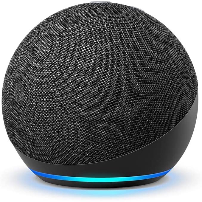 Eletrônicos - Alexa 4 geracao - Preto e Cinza ALEXA ECHO DOT 4ª GERAÇÃO COM ALEXA- SMART SPEAKER BLUETOOTH/WI-FI BRANCA