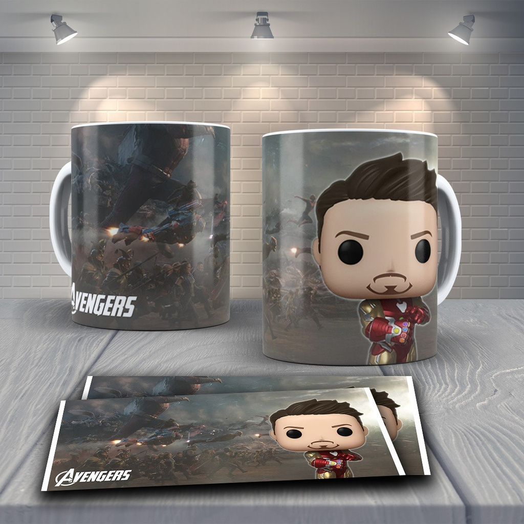 Caneca com sua Imagem Anime Vingadores - Avengers