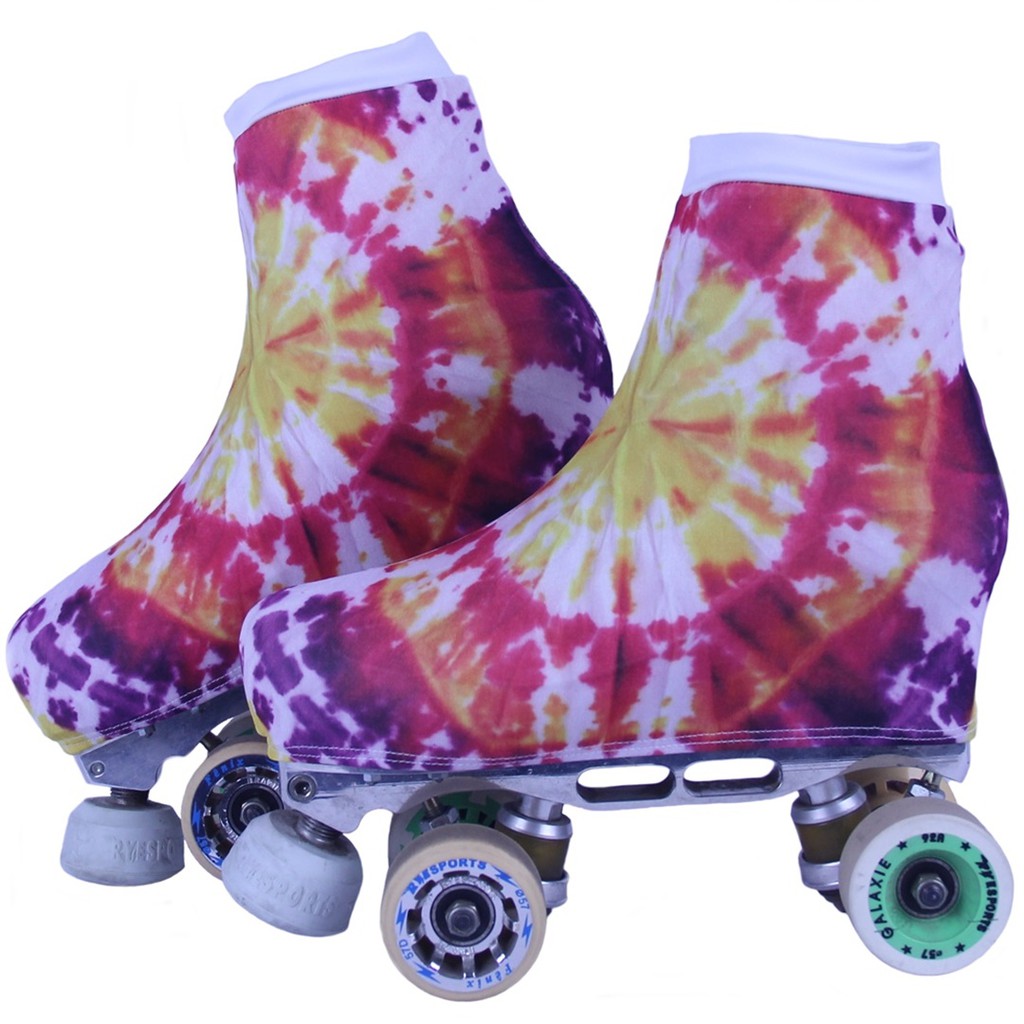 Polaina Cobre Botas Capa Para Patins Coleção Tie Dye Estampa 4
