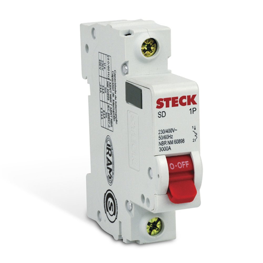 DISJUNTOR UNIP.40A 106631  DIN STECK