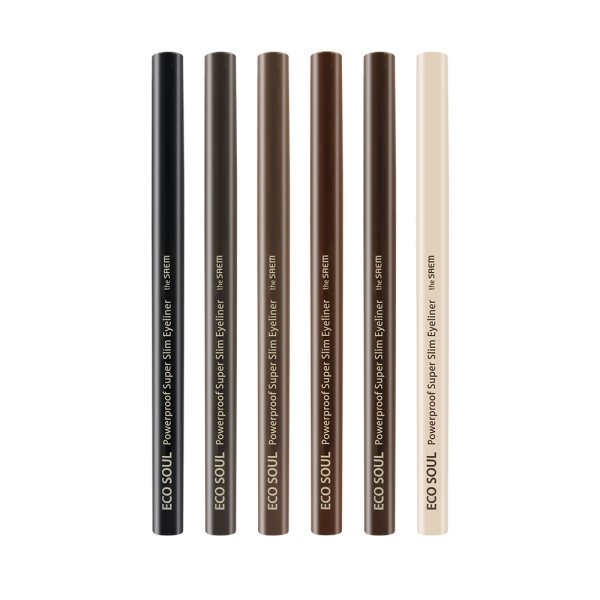 the saem eco soul powerproof super slim eyeliner 0.1g