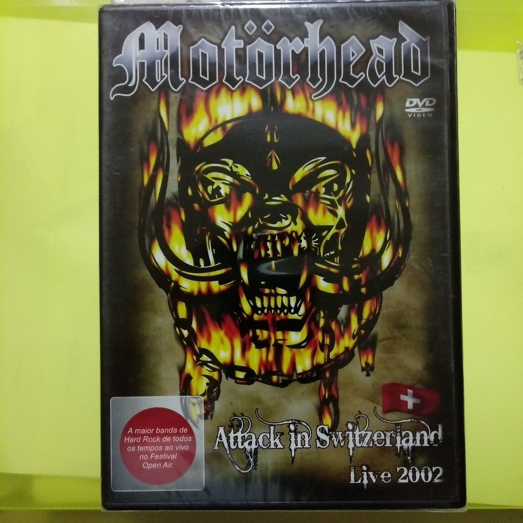 Dvd Motorhead - Attack in Switzerland Live 2002 (Lacrado)