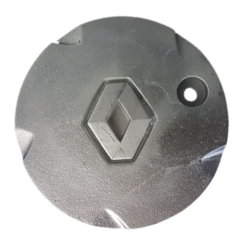 calota centro de roda renault clio privilege de ferro sem acabamento (110290)