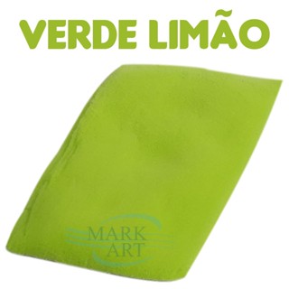 Meia de seda lisa para artesanato | Passo Fofo | verde limão | 1 unidade em Oferta na Shopee
