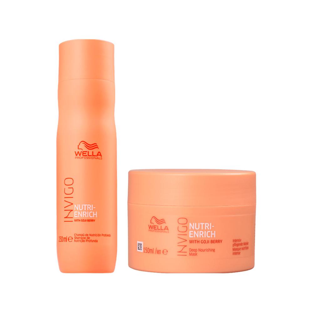 Kit Wella Pro Invigo Enrich Sh 250 Ml + Masc 150 Ml