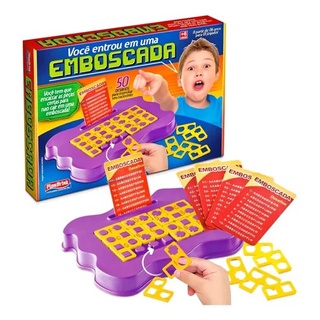 Jogo Tabuleiro Desafio Emboscada Didático - 50 Desafios