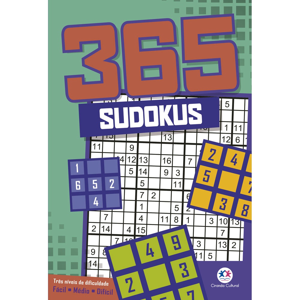 Livro - 365 sudokus - Capa comum - Ativamente - Books & Magazines