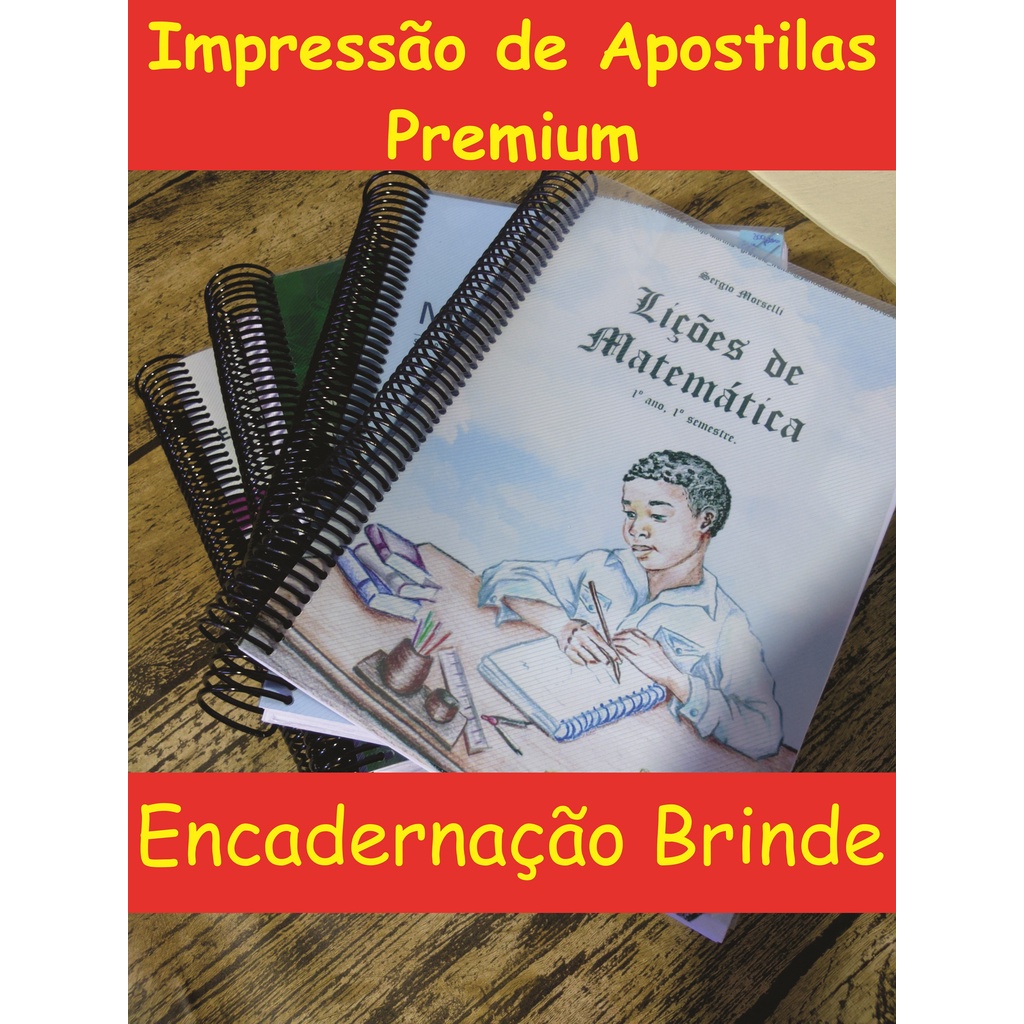 Impressão Premium De Apostilas A Prova Dagua Até 50 Páginas Frente E Verso Colorido Preto E 6841