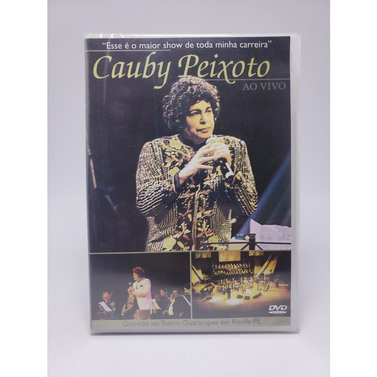 Dvd Cauby Peixoto - Ao Vivo Original Lacrado