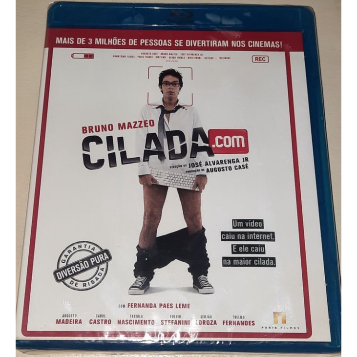 Blu-ray Cilada com Bruno Mazzeo original lacrado