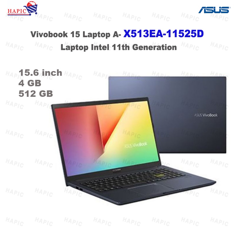 asus Vivobook 15 Laptop A-X513EA-11525D Intel 11th Geração/Windows Não Incluído