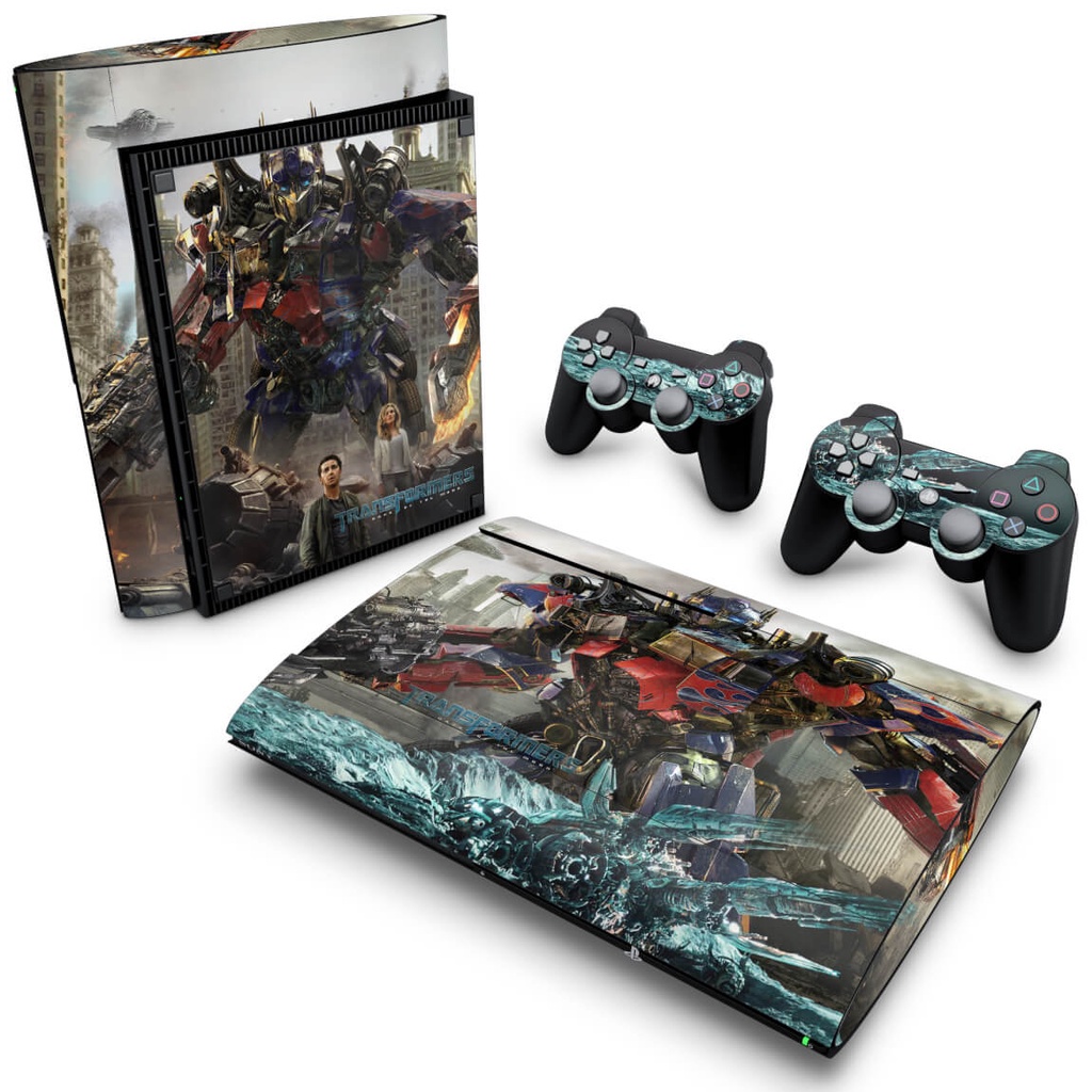 Skin PS3 Super Slim Adesivo - Transformers Dark Of The Moon