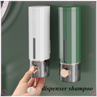 Azul 450 Ml Manual Dispensador De Sabão Fixado Na Parede Shampoo Shower Dispenser Contém Condicionados Gel De Banho