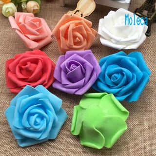 Moleca 25/50/100pçs Flores De Espuma PE Rosa Artificial Cabeça De Casamento DIY Decoração De Sala De Casa em Oferta na Shopee