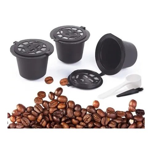 Kit 3 Cápsulas Nespresso Reutilizável + Dosador em Oferta na Shopee