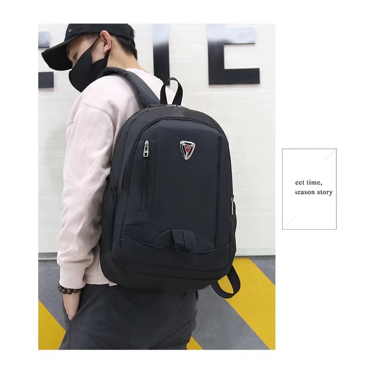 Mochila Masculina femininas Faculdade escolar Impermeável Resistente