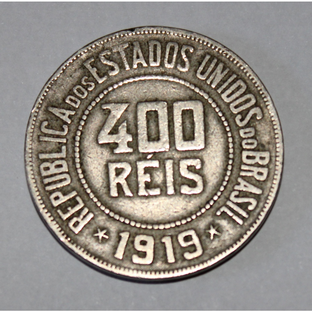 Moeda De 400 Réis De 1919