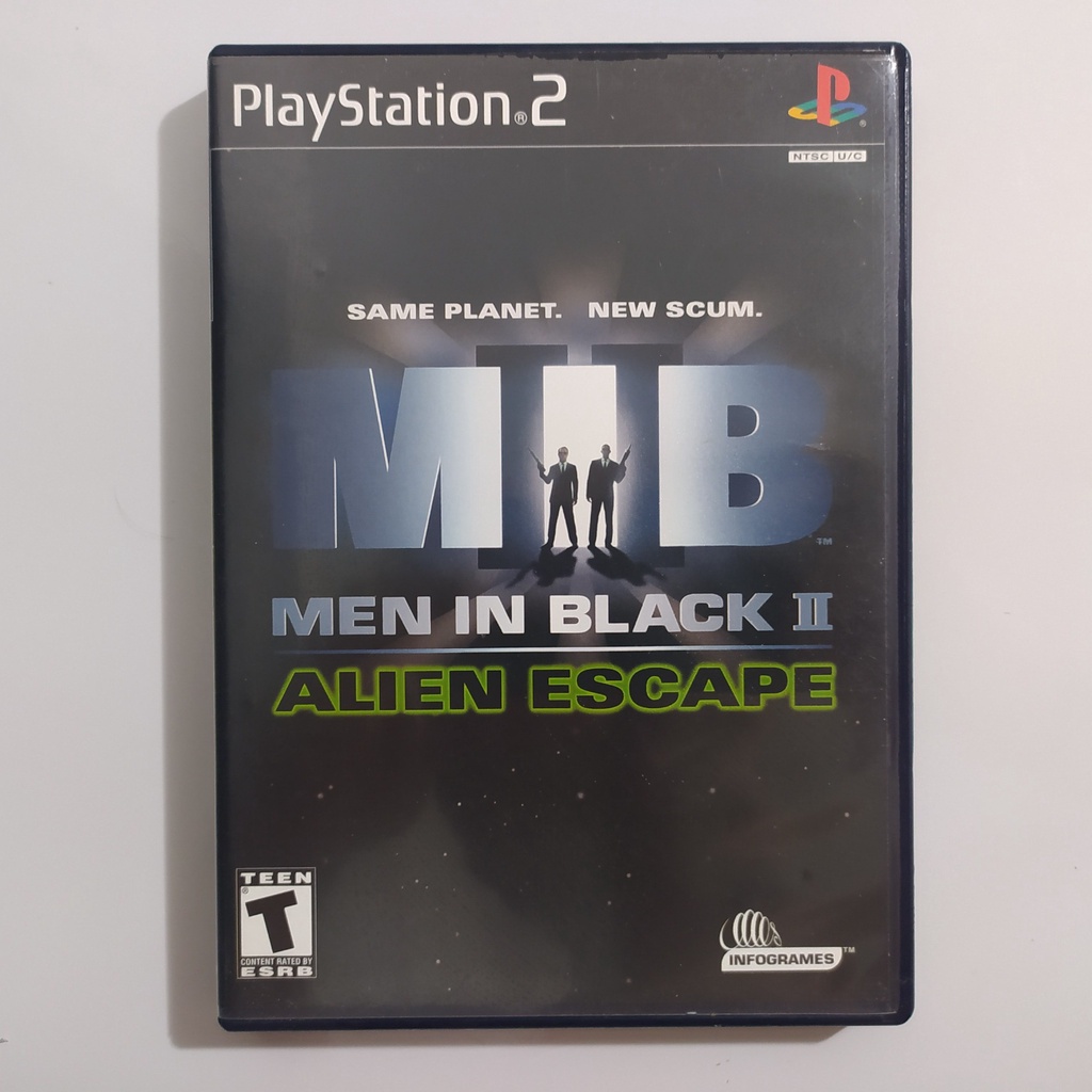 Jeu PS2 Men In Black 2 Alien Escape - Version Française Complète - Très Bon Etat (TBE)