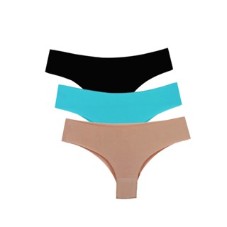 Kit 3 Calcinha Tanga Laser Sem Costura Alta Qualidade Sortido em Oferta na Shopee