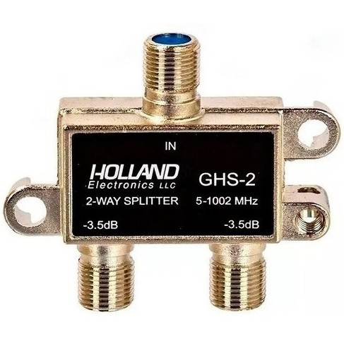 Divisor 1x2 Saidas Ghs-2 Ant. Vhf Uhf Net Tv Cabo - Holland
