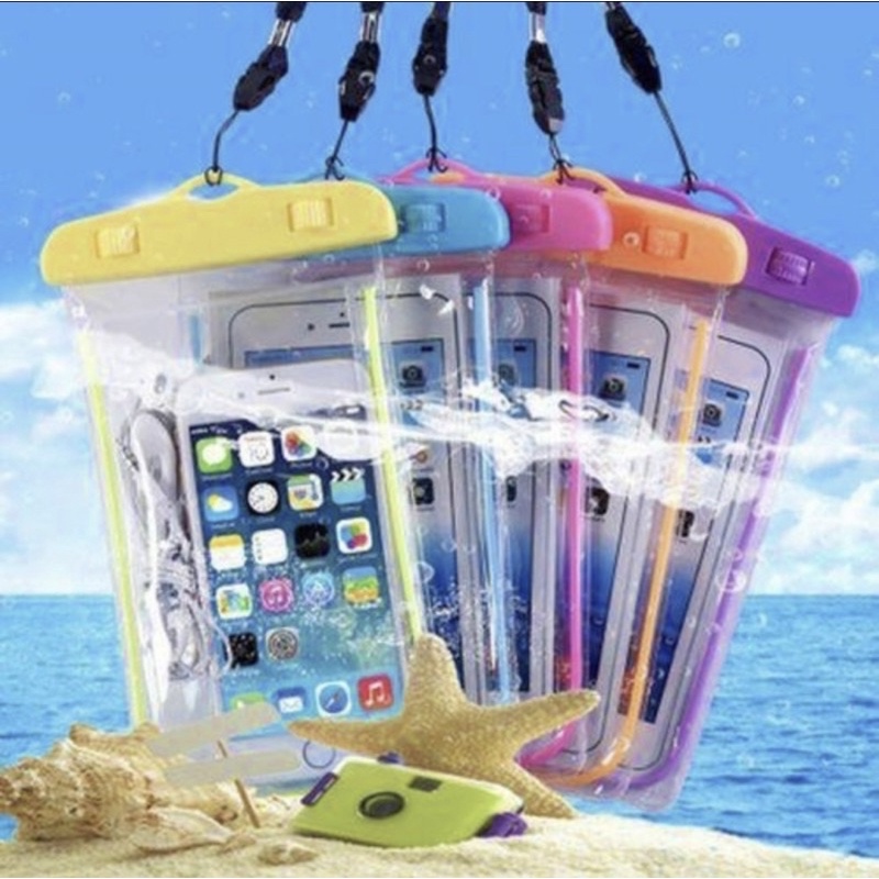 Capa Bolsa Prova Dágua Impermeável Celular Praia Piscina