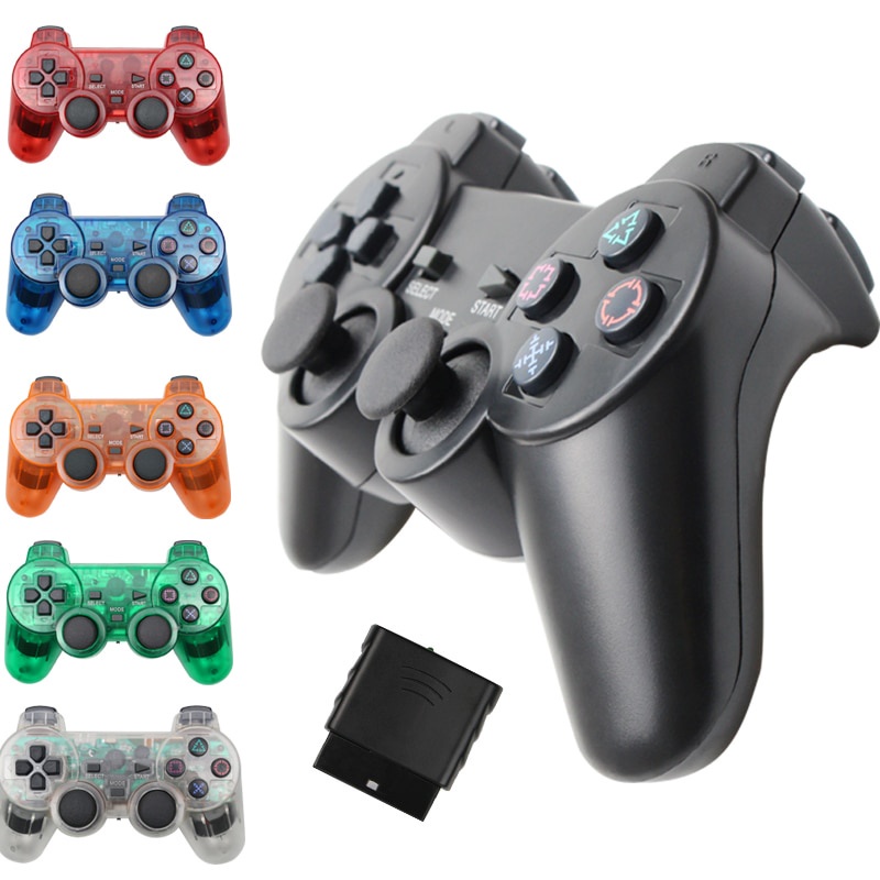 2.4g Gamepad Sem Fio Para Snoy PS2 Console De Controle Joystick Dupla Vibração USB PC Joypad Game Control