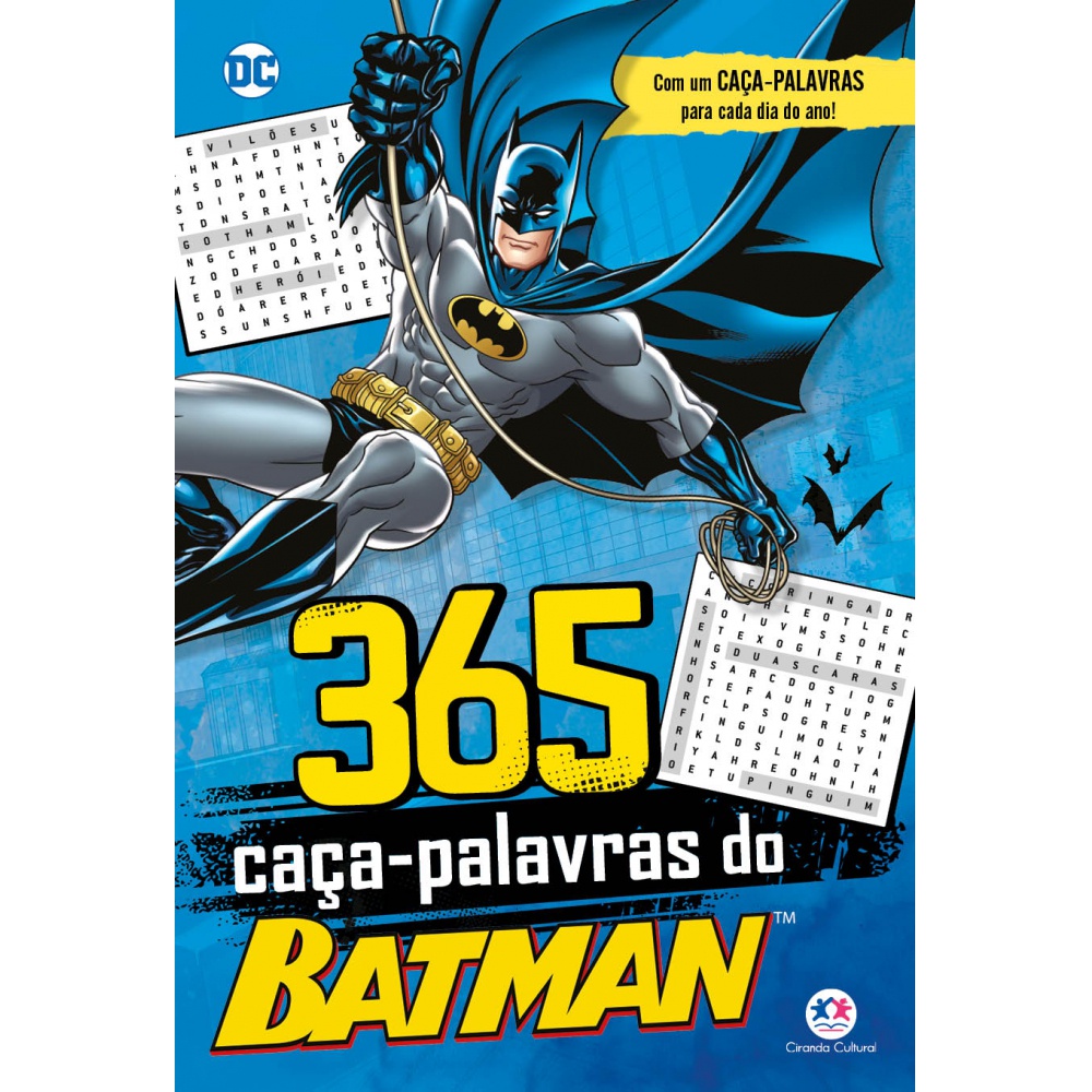 Livro - Batman - 365 Caça-palavras - Capa comum - Ciranda Cultural
