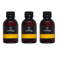 Kit 3 Essências Concentrada Perfume Fixação Importado Premium Óleo 100ml Harmonia Aromas