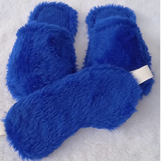 kit Pantulfas+tapa olho masculina adulto e infantil