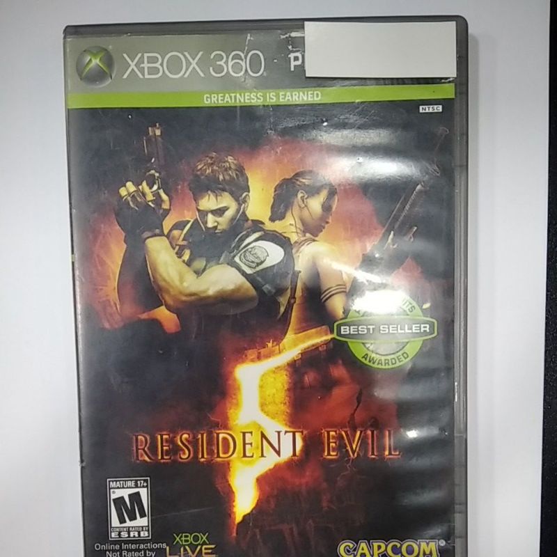 Resident Evil 5 Xbox 360 mídia física original