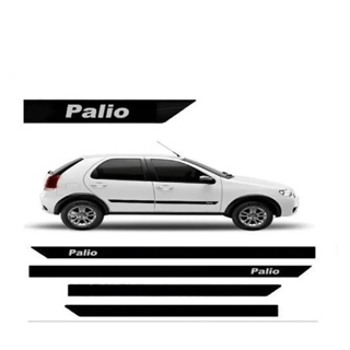 friso borrachão lateral palio antigo todos 4 portas com nome em Oferta na Shopee