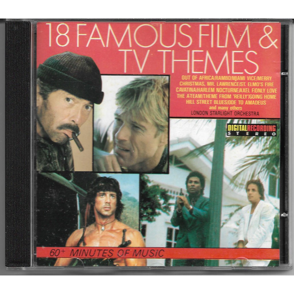 CD 18 Famous Film & TV Themes - Original Usado Em Ótimo Estado - Ler Descrição
