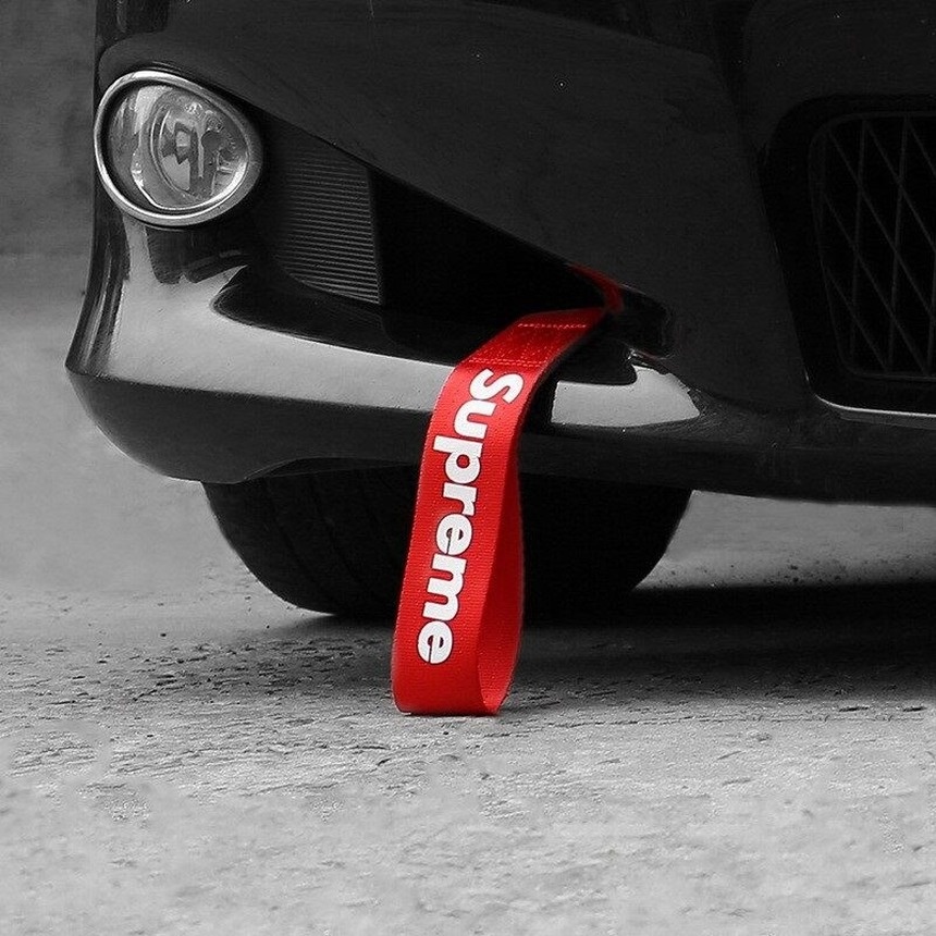 Tow Strap Cinta Reboque Para Carro Alta Resistência Reboque Vermelho Supremo Corrida Alça