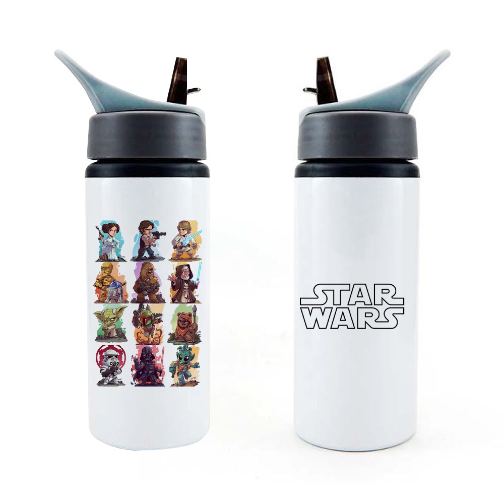 Garrafa Squeeze Star Wars Personagens