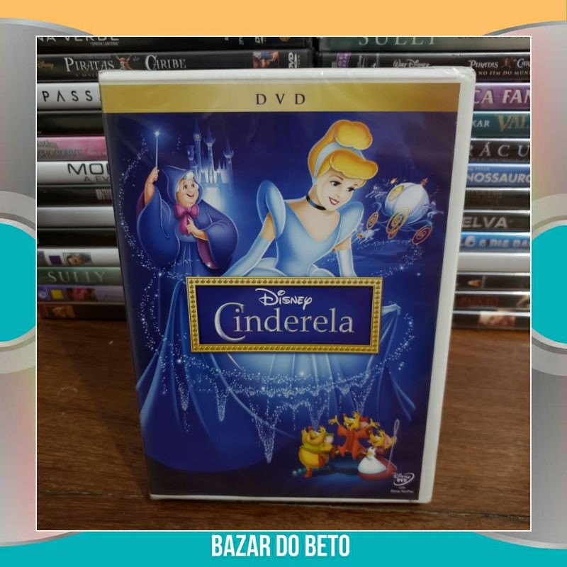 DVD Filme Cinderela (Animação Disney) (lacrado) (LEIA A DESCRIÇÃO)