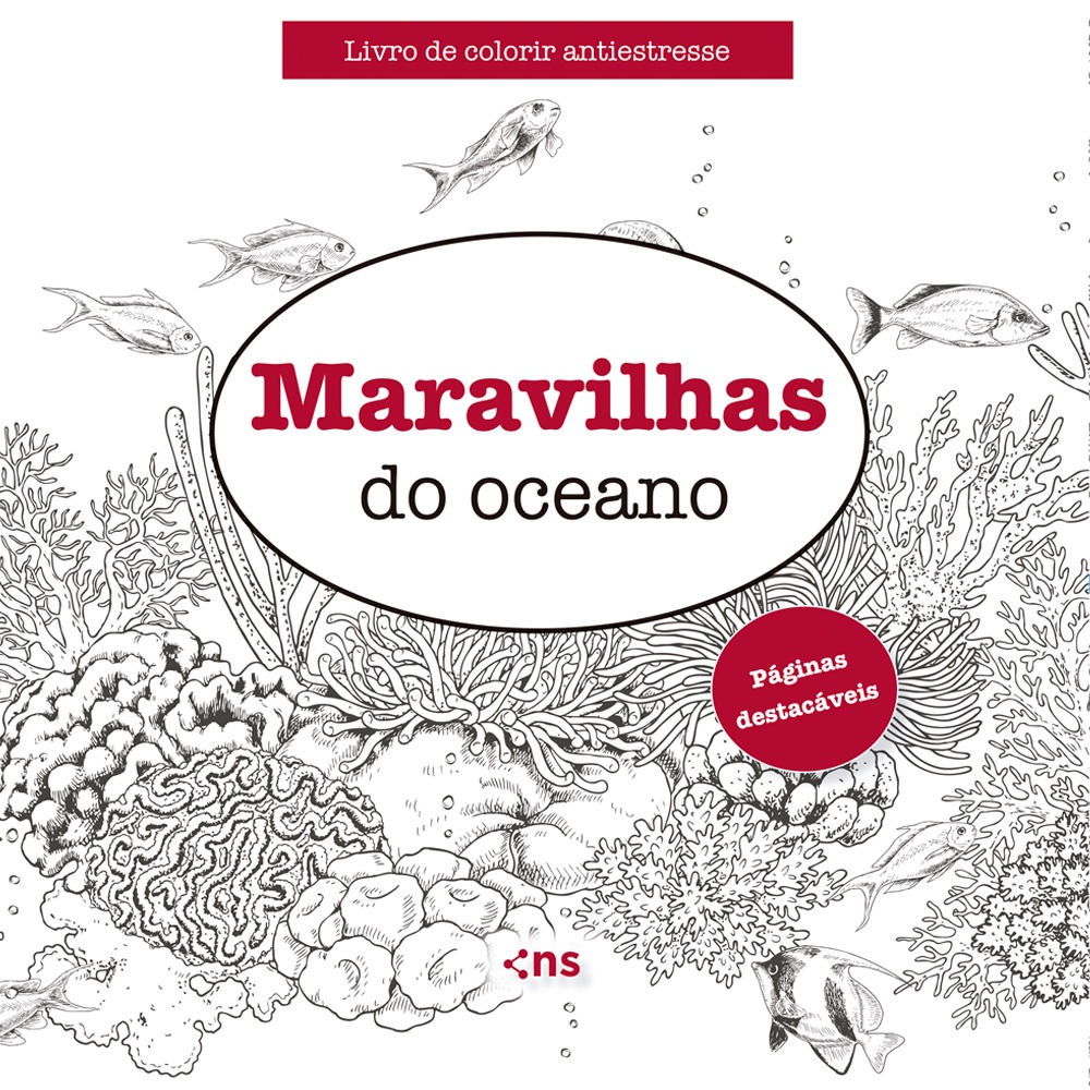 Livro de Colorir Antiestresse - Maravilhas do Oceano em Oferta na Shopee