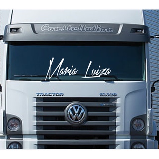 Adesivo Parabrisa Caminhão Nome Personalizado em Oferta na Shopee