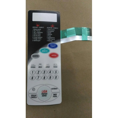 Membrana Teclado  Forno Microondas Sharp Rb4a58 rb4b58