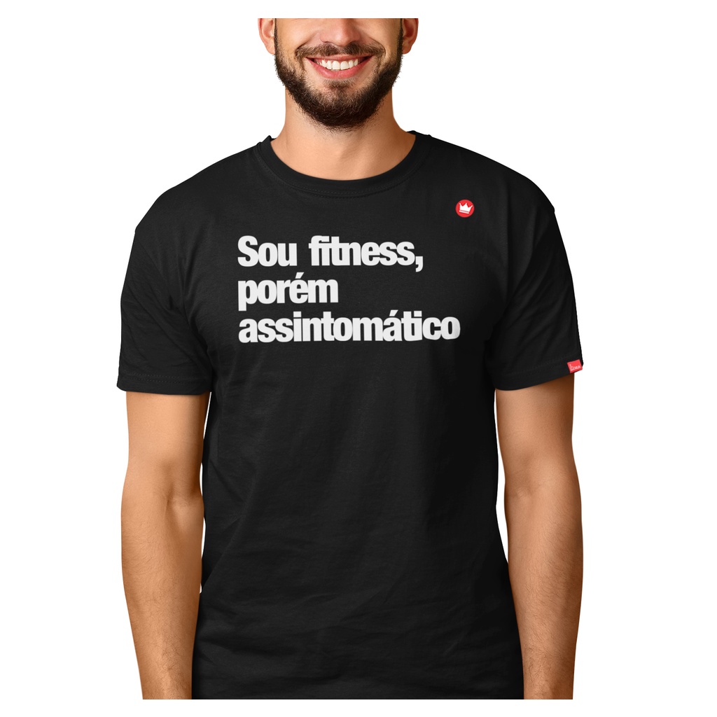 Camiseta Camisa Frase Sou Fitness Academia Treino Engraçada | Shopee Brasil