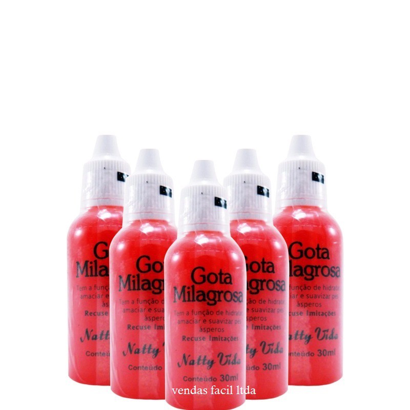 Kit 3 Gota Milagrosa Para os Pés contra Rachaduras Original Natty Vida