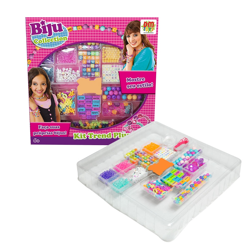 Bijuteria Infantil Menina Collection Kit Trend Plus Dm Baby