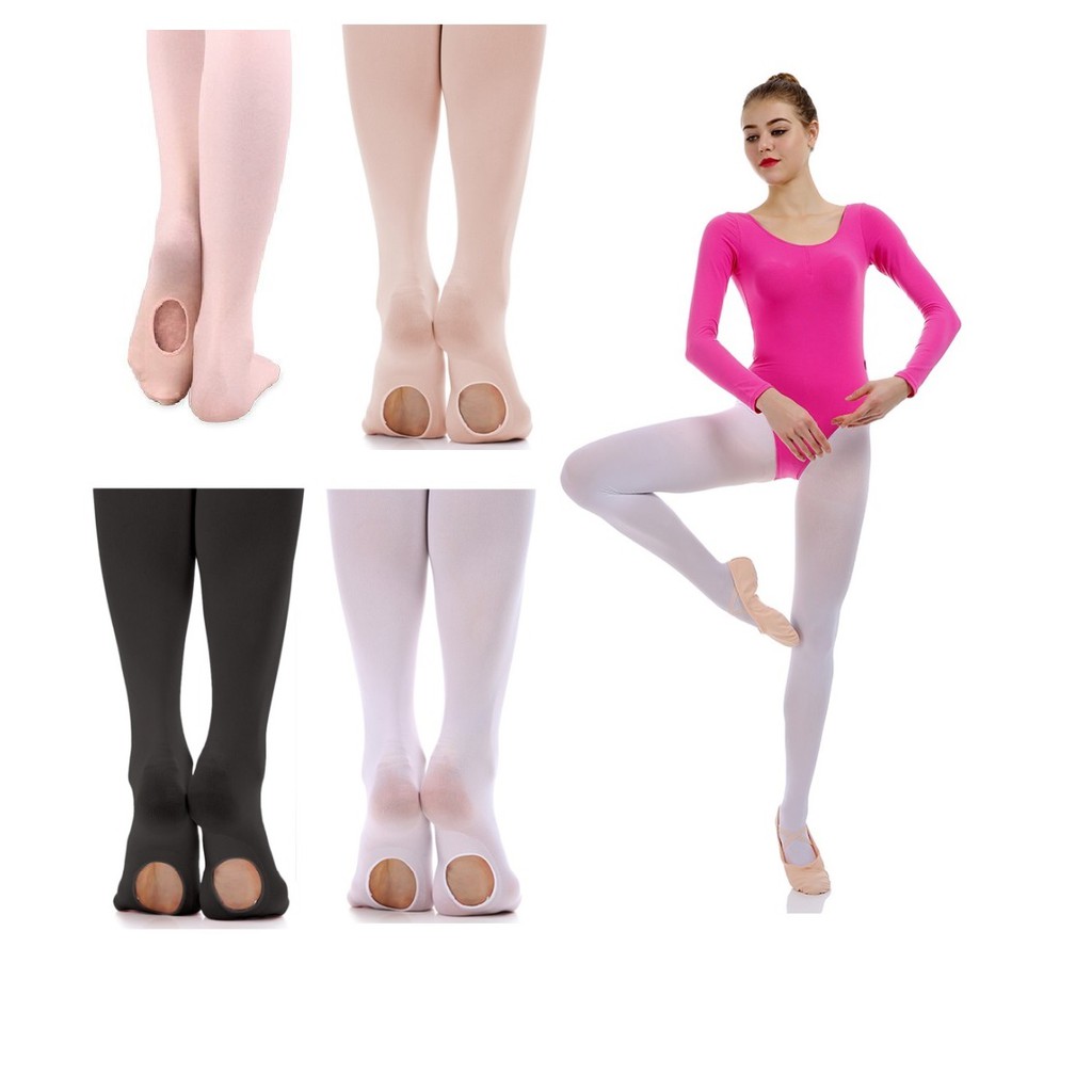 Meia Calca de Ballet Bailarina Conversivel para Adulto Tamanho Unico