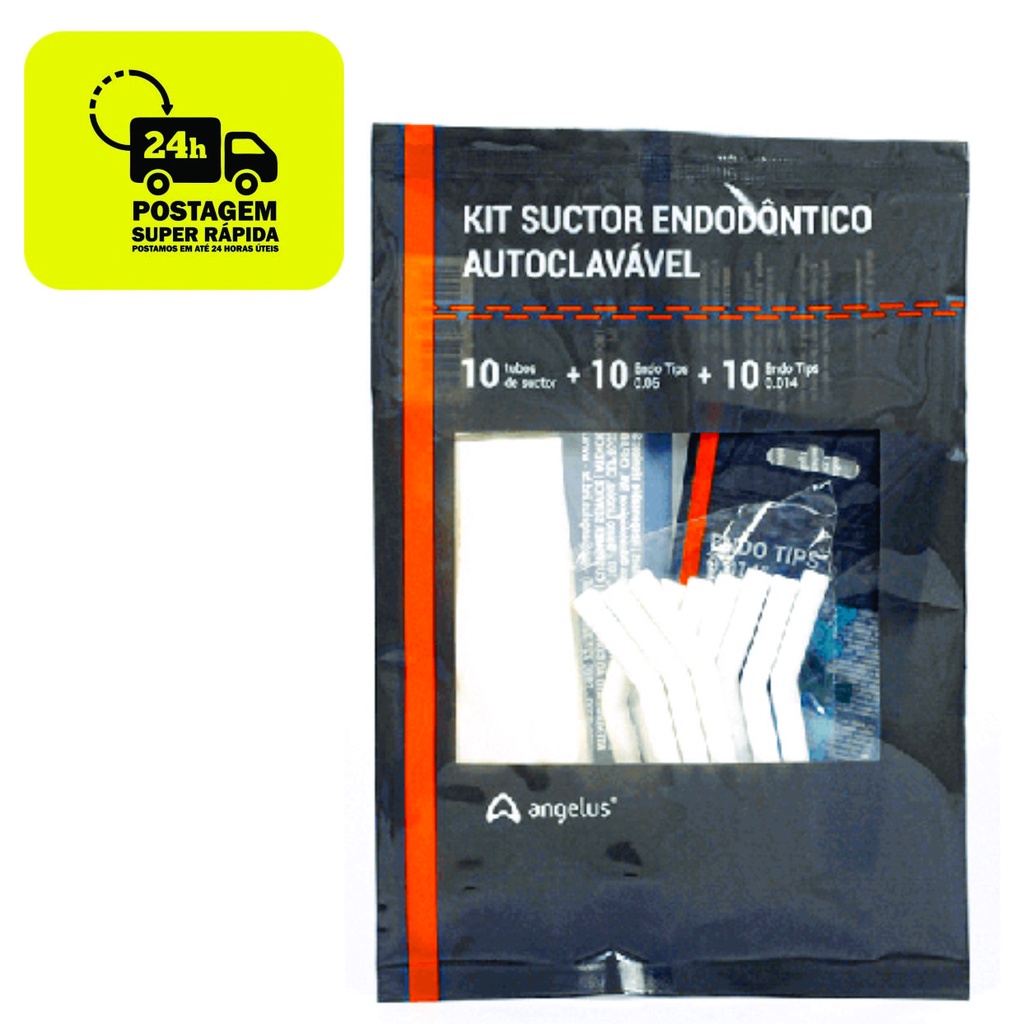 Kit Flex Suctor Sugador Endodôntico Autoclavável - Angelus